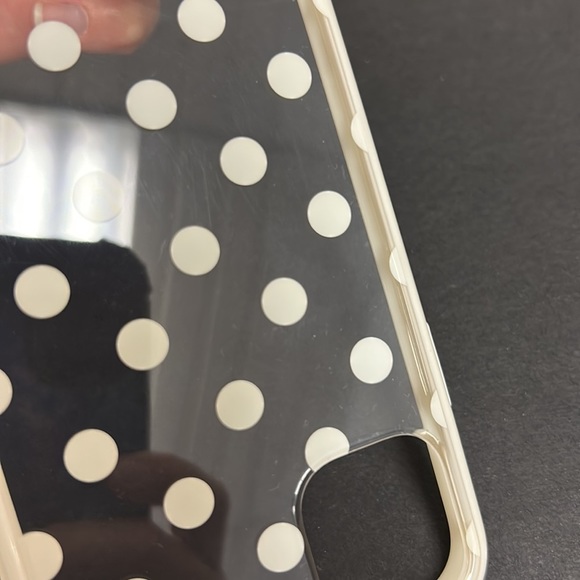 Kate Spade | iPhone 11 Pro Max Protective Case Clear/White Polka Dot - Picture 8 of 12